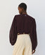 ACCESS FASHION DRAPED BLOUSE WITH DETACHABLE SCARF