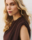 ACCESS FASHION SLEEVELESS MINI DRESS WITH RUCHED DETAILS