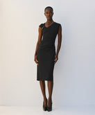 ACCESS FASHION DRESS WITH DECORATIVE DETAIL