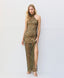 ACCESS FASHION HALTER SEQUIN DRESS WITH SLIP DRESS