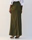 ACCESS FASHION MAXI SATIN SKIRT WITH RUCHING