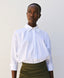 ACCESS FASHION SHIRT BODYSUIT WITH METALLIC BUTTONS