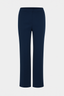ELASTICATED STRAIGHT COTTON PANTS - LOUISE