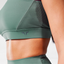 CODE RIBBED ASYMMETRIC BRA