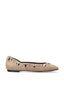 BIBI LOU STUDDED POINTED-TOE FLATS