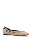 BIBI LOU STUDDED POINTED-TOE FLATS