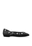BIBI LOU STUDDED POINTED-TOE FLATS