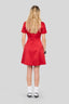 MIDI DRESS IN MATCHED SATIN