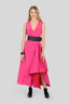 LONG TAFFETA DRESS