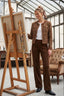 DERHY GENTIANE SHORT TWEED JACKET