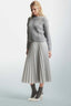 ELEGANT SKIRT IN PLEATED ECO-LEATHER - SKIRT EMILE