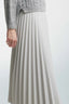 ELEGANT SKIRT IN PLEATED ECO-LEATHER - SKIRT EMILE