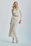 SHORT PATTERNED CARDIGAN WITH JEWELLED BUTTONS - SWEATER NIKOLA