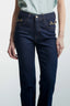 JEANS WITH METAL HOOKS ON THE POCKETS - JEANS RAINER