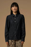STYLISH DENIM LONG SLEEVED VERSATILE SHIRT - SHIRT DENIM JOANNES