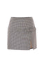 PARTY READY CHIC SHORT LIGHTLY CHEQUERED SKIRT - SKIRT JIMM