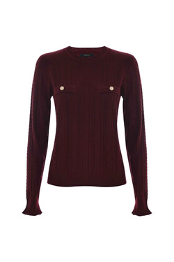 CLASSIC ROUND NECK TWIN POCKET SWEATER - SWEATER JUDE