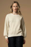 RELAXED CHIC ROUND NECK SWEATER WITH MOTIF - SWEATER ENNONA