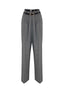 PROFESSIONAL RELAXED FIT DOUBLE BELTED TROUSERS - TROUSERS GREGOR
