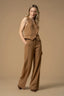 STYLISH BUSINESS TROUSERS, FULL LENGTH WITH CREASES - TROUSERS GILIOLA