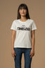 CLASSY LOGOED MONOCOLORED ROUND NECK T-SHIRT - T-SHIRT ANAISSE