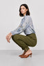 KOCCA BLOUSE WITH A SHEER FLORAL PRINT AND A TIE-NECK DETAIL - COCLITE BLOUSE