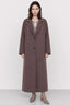 KOCCA WOMEN'S OVERCOAT WITH A NOTCHED LAPEL AND BUTTON FASTENING - MIMMI COAT
