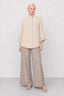 KOCCA KNITTED COAT WITH A HIGH COLLAR AND BUTTON FRONT - ERMELANDO KNITTED COAT