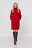 KOCCA WOMEN'S TAILORED WOOL COAT WITH A HIGH COLLAR AND BUTTONS - DHANESH COAT