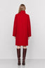 KOCCA WOMEN'S TAILORED WOOL COAT WITH A HIGH COLLAR AND BUTTONS - DHANESH COAT