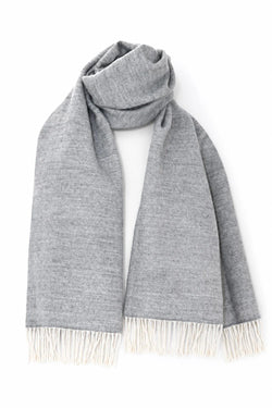KOCCA SCARF WITH FRINGES IN A COTTON, WOOL AND ALPACA BLEND - EFESTO SCARF
