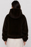 KOCCA FAUX FUR JACKET WITH A HOOD, A ZIP AND ELASTICATED CUFFS - KATHARINA FAUX FUR JACKET