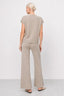 KOCCA KNITWEAR SET WITH A BUTTONED V-NECK CARDIGAN AND TROUSERS - ERKEN KNIT VEST