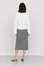 KOCCA RIBBED JUMPER WITH AN ASYMMETRIC NECK AND METALLIC BEADS - JONAN SWEATER