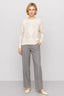KOCCA CREW NECK JUMPER WITH AN ARGYLE PATTERN AND SEQUINS - KELSO SWEATER