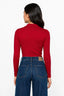KOCCA LONG-SLEEVED POLO SHIRT, FITTED, RIBBED STRETCH VISCOSE - PACO JERSEY
