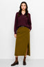 KOCCA JUMPER WITH A V-NECK, RIBBED TRIMS AND A DECORATIVE PIN - RODOPIANO JERSEY