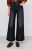 KOCCA WOMEN'S DENIM JEANS WITH A HIGH WAIST AND WIDE LEG - AERGIA DENIM TROUSERS