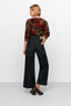 KOCCA WOMEN'S DENIM JEANS WITH A HIGH WAIST AND WIDE LEG - AERGIA DENIM TROUSERS