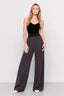 KOCCA WIDE-LEG VISCOSE TROUSERS WITH AN ELASTICATED HIGH WAIST - AGOT PINSTRIPE TROUSERS