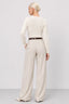 KOCCA PLEATED WIDE-LEG TROUSERS WITH A HIGH WAIST AND PINSTRIPES - GRIMWALD TROUSERS