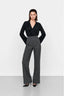 KOCCA TAILORED WIDE-LEG TROUSERS WITH A HIGH WAIST AND PINSTRIPES - EBERWIN TROUSERS