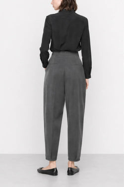 KOCCA WIDE-LEG TAILORED TROUSERS WITH A HIGH WAIST AND PLEATS - COLMANO TROUSERS