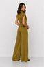 KOCCA TWO-PIECE SET WITH HIGH-NECK TOP AND WIDE-LEG TROUSERS - MACROBIO SWEATER + TROUSERS SET