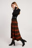 JEANNE LONG-SLEEVED KNIT MIDI DRESS