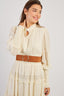 PLAIN MIDI DRESS WITH VELMA LACE