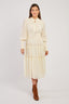 PLAIN MIDI DRESS WITH VELMA LACE