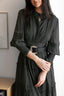 PLAIN MIDI DRESS WITH VELMA LACE