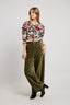 CADETTE ROUND NECK JACQUARD KNIT SWEATER