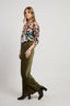 CADETTE ROUND NECK JACQUARD KNIT SWEATER